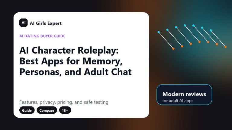 AI Character Roleplay: Best Apps for Memory, Personas, and Adult Chat