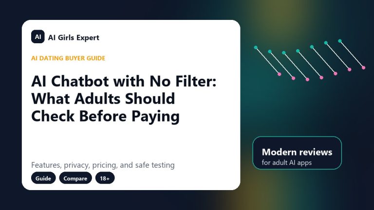 AI Chatbot with No Filter: What Adults Should Check Before Paying