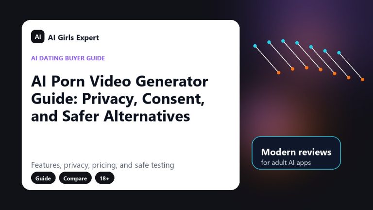 AI Porn Video Generator Guide: Privacy, Consent, and Safer Alternatives