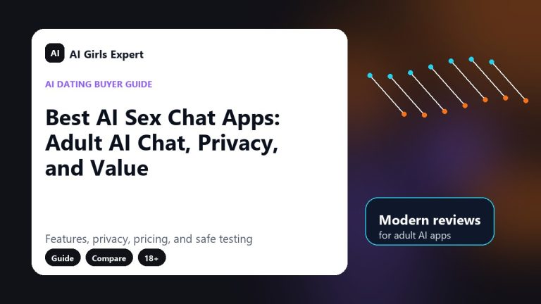 Best AI Sex Chat Apps: Adult AI Chat, Privacy, and Value