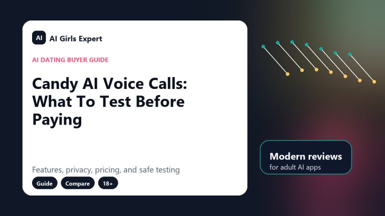 Candy AI Voice Calls: What To Test Before Paying