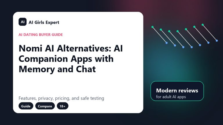Nomi AI Alternatives: AI Companion Apps with Memory and Chat