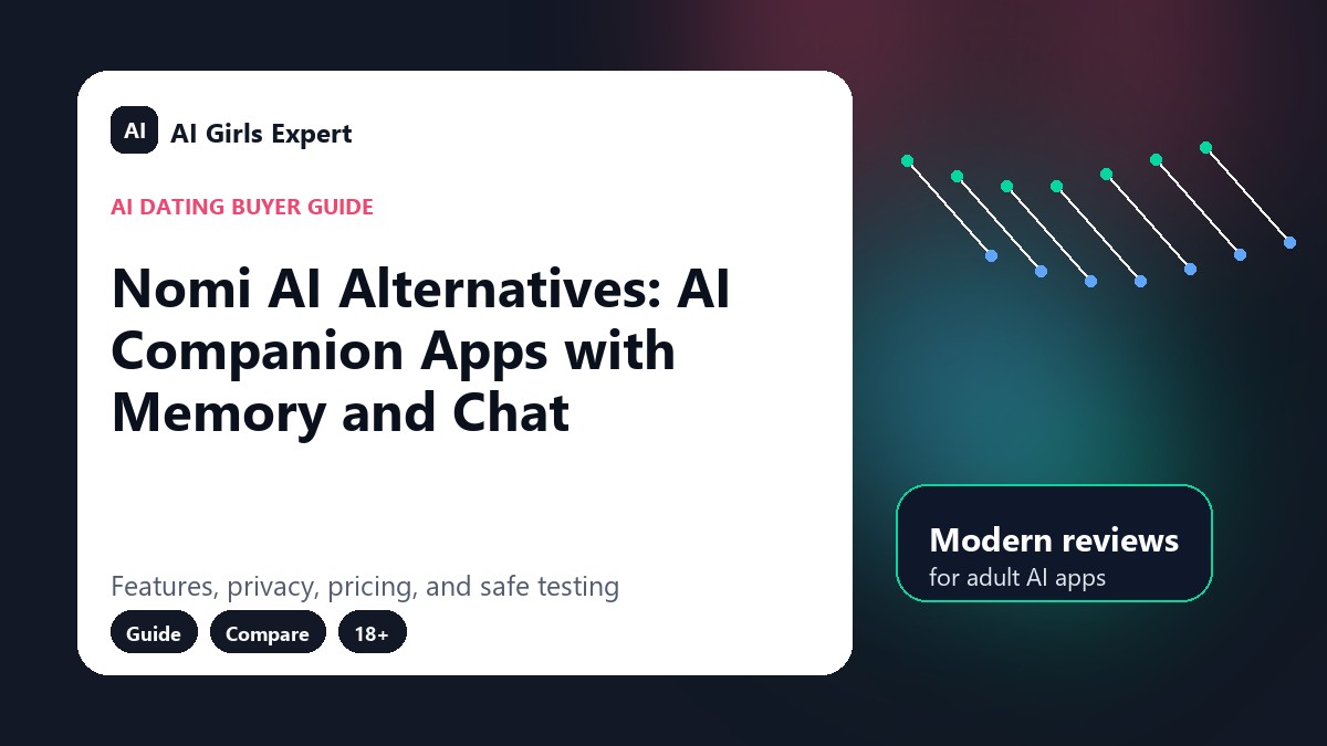 Nomi AI Alternatives: AI Companion Apps with Memory and Chat